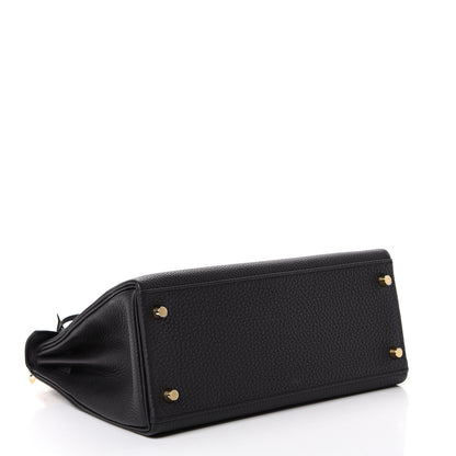 Hermes Togo Matte Alligator Kelly Retourne Touch 28 Black 4 of 38