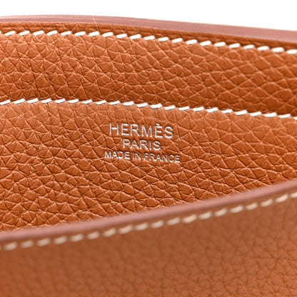 Hermes Taurillon Clemence Cabasellier 46 Gold 6 of 9