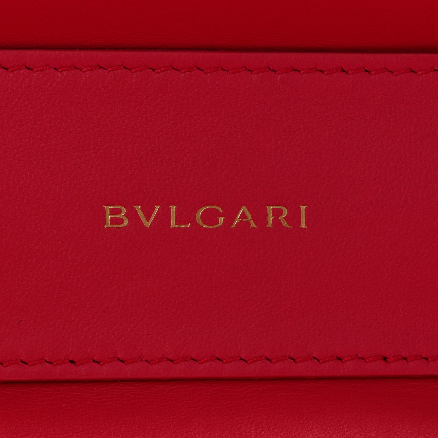Bulgari Calfskin Rattan Serpenti Forever Top Handle Vanity Orange 6 of 13