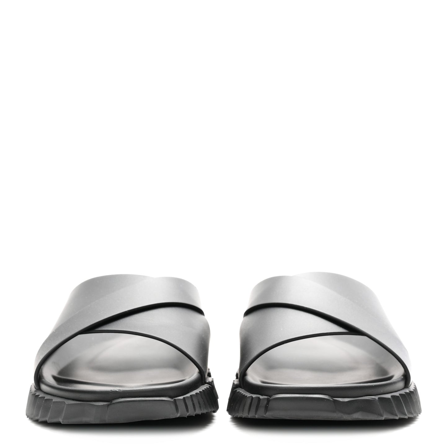 Nappa Mens Infra Sandals 42 Black