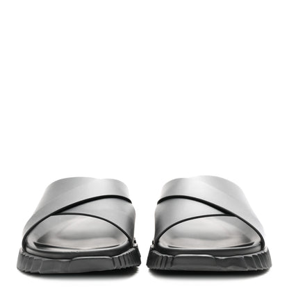 Hermes Nappa Mens Infra Sandals 42 Black 3 of 10