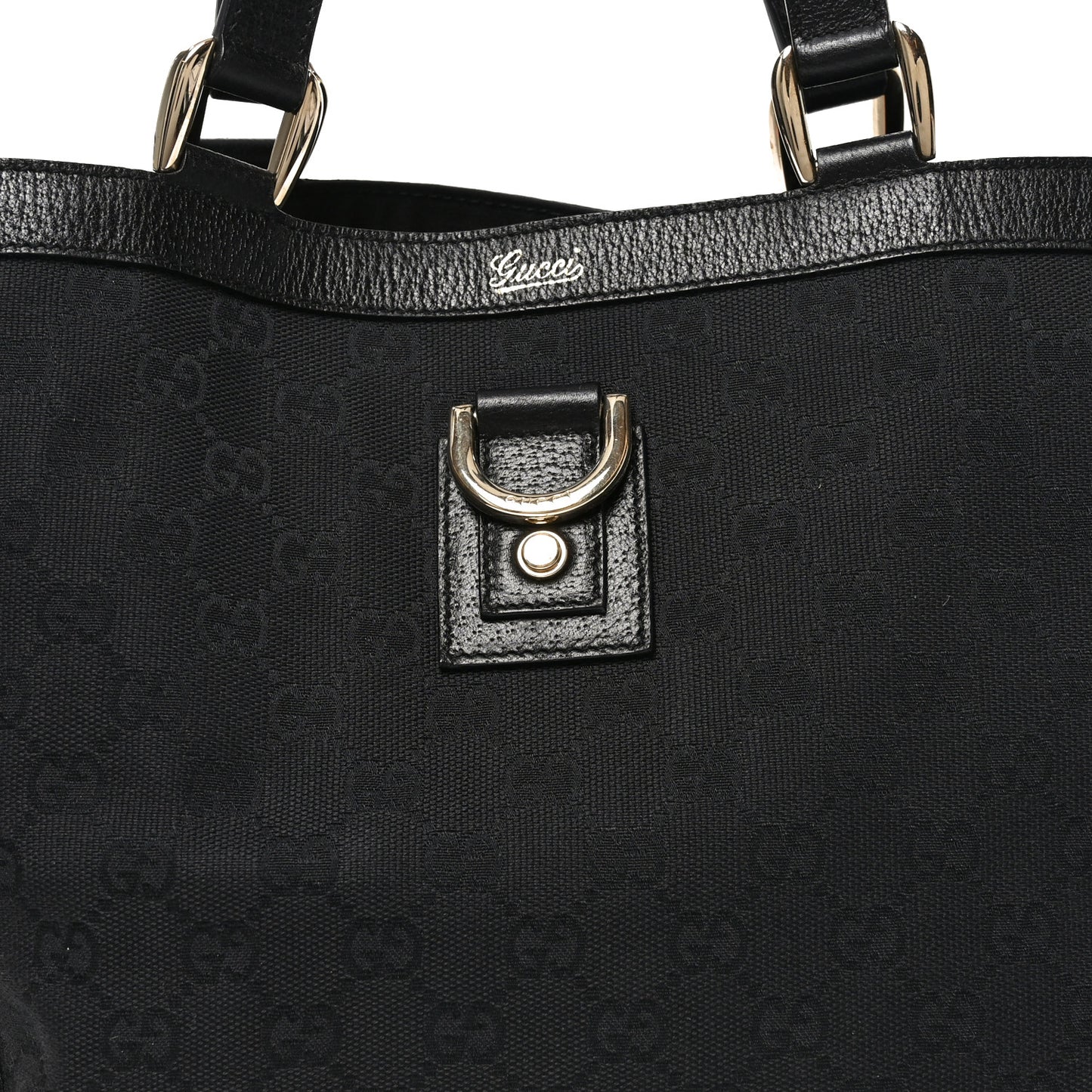 Monogram Small Abbey Tote Black
