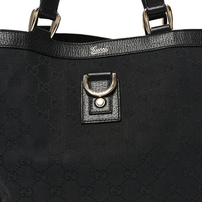 Gucci Monogram Small Abbey Tote Black 8 of 10