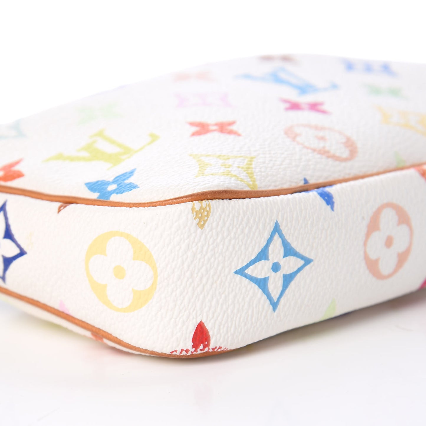 Monogram Multicolor Pochette Accessories White