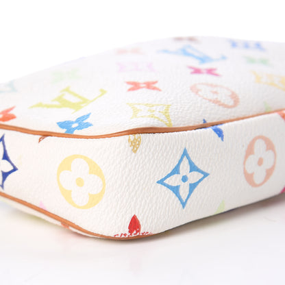 Louis Vuitton Monogram Multicolor Pochette Accessories White 6 of 14