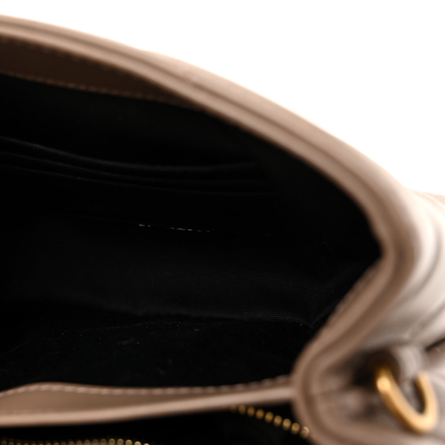 Calfskin Y Quilted Monogram Toy Loulou Crossbody Bag Dark Beige