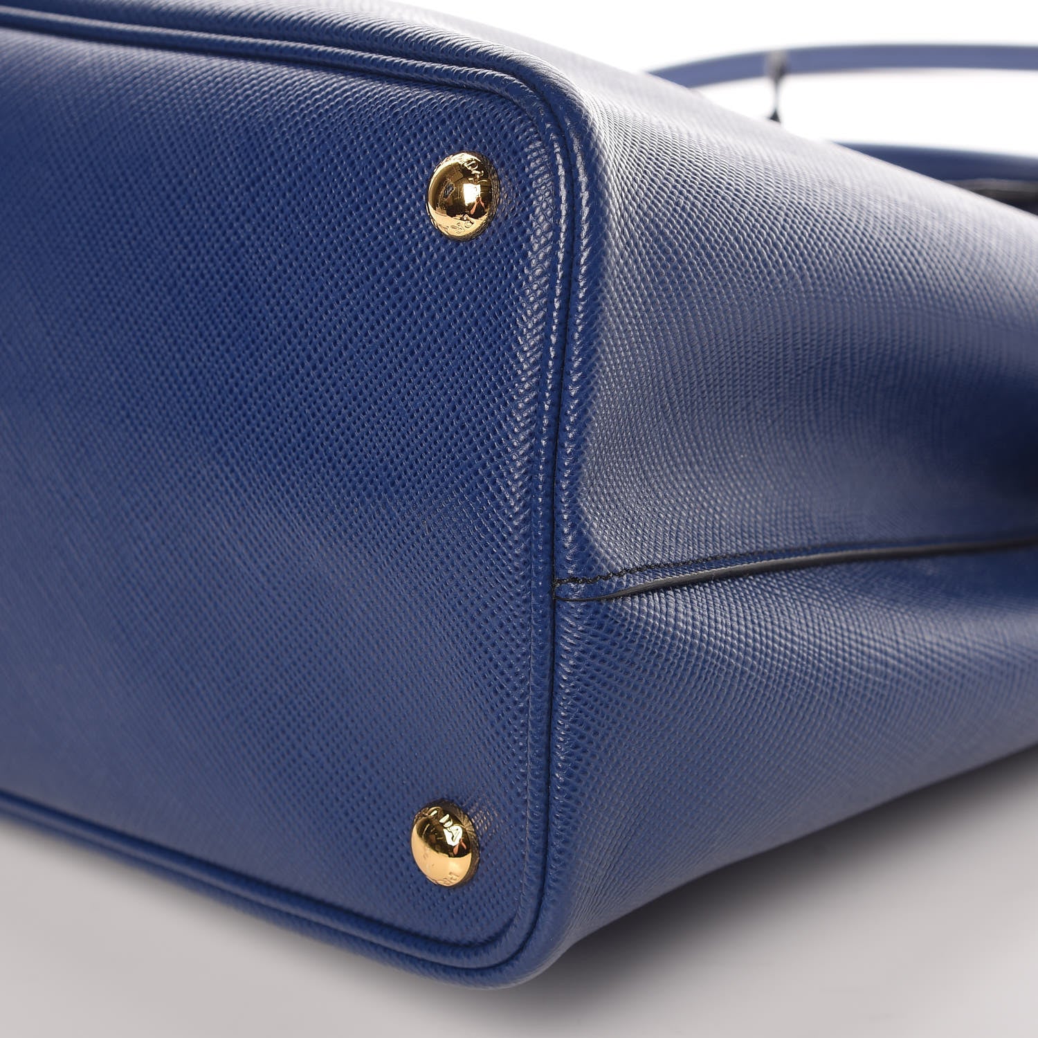 Prada Saffiano Cuir Medium Double Bag Inchiostro 10 of 10