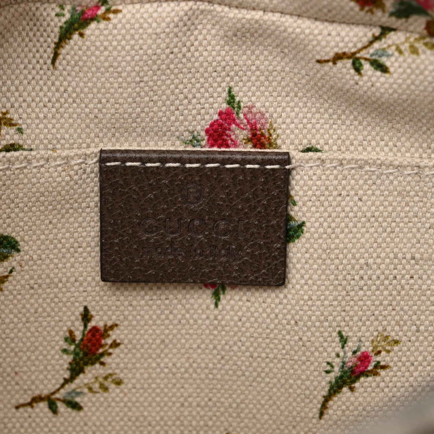 Gucci GG Supreme Monogram Web Neo Vintage Shoulder Bag Beige New Acero Crop 6 of 12