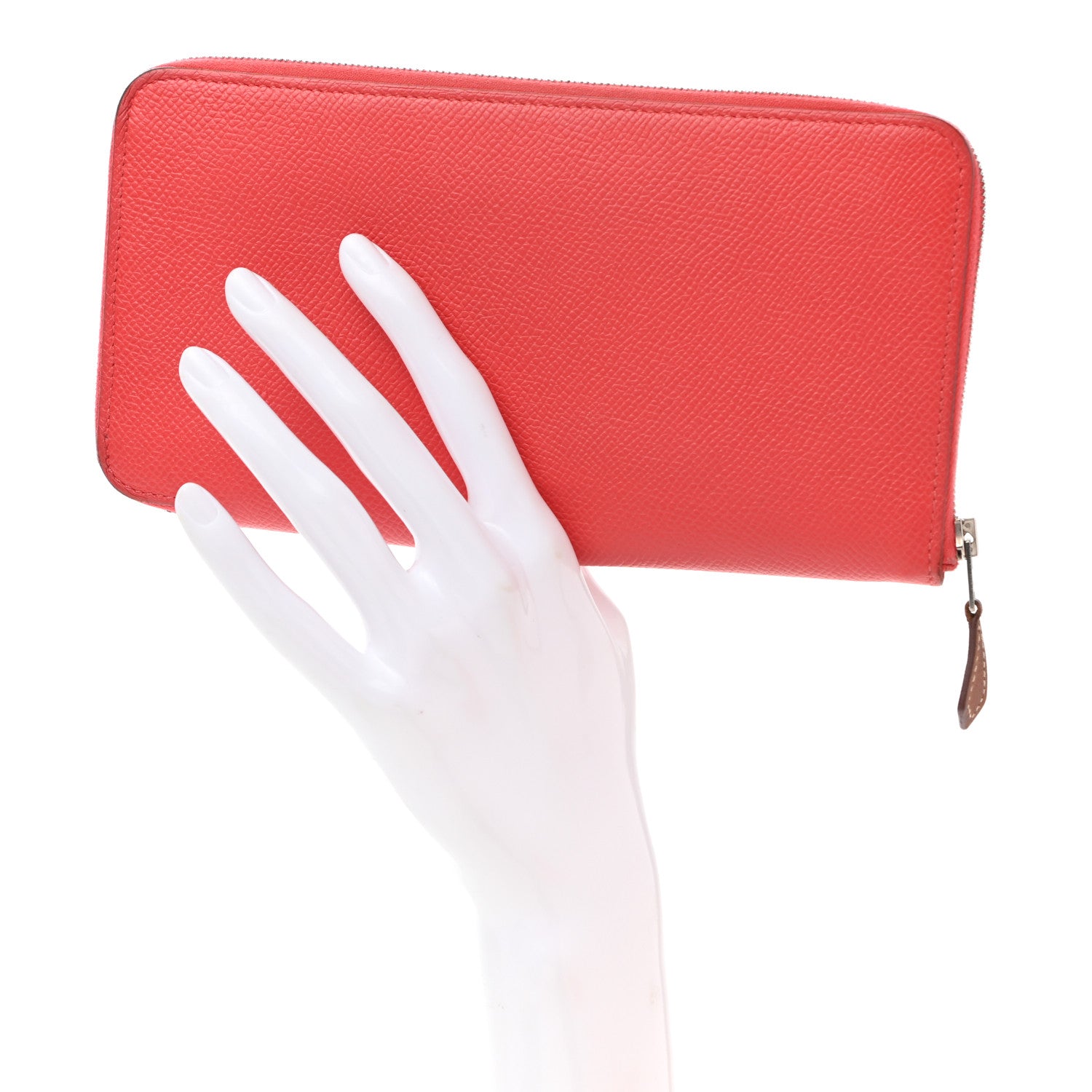 Hermes Epsom Silk'In Wallet Rose Jaipur 2 of 10