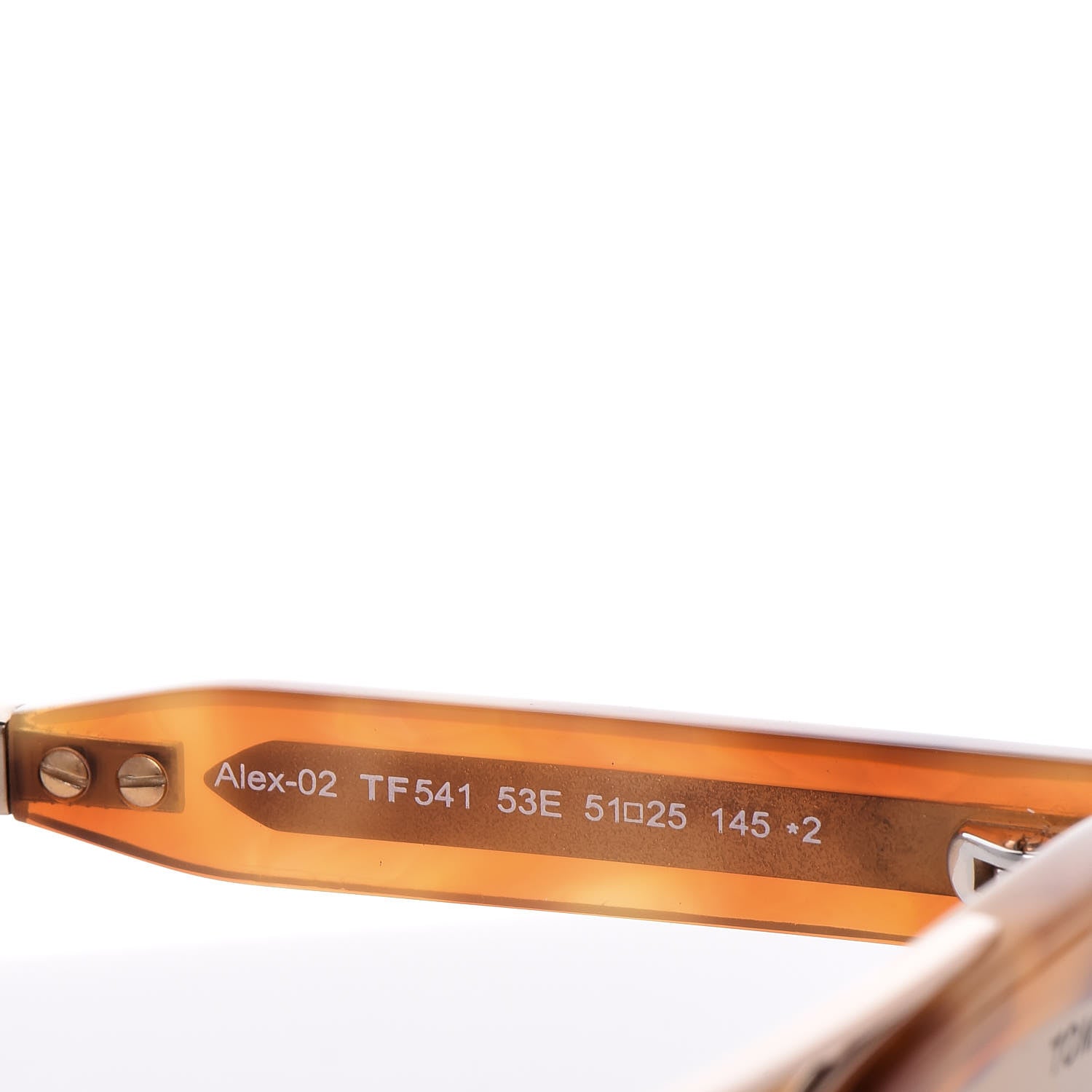 Tom Ford Alex Squared Sunglasses TF541 Blonde Havana Brown 6 of 7
