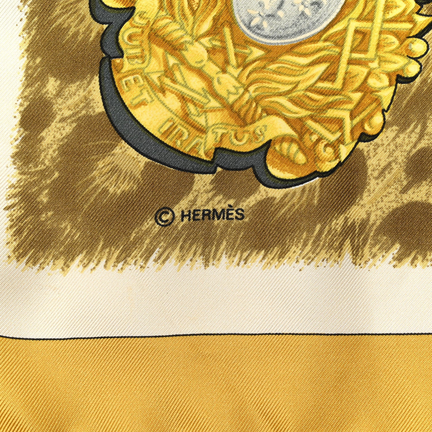 Hermes Silk Casques Et Plumets Scarf 90 3 of 9