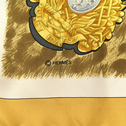 Hermes Silk Casques Et Plumets Scarf 90 3 of 9