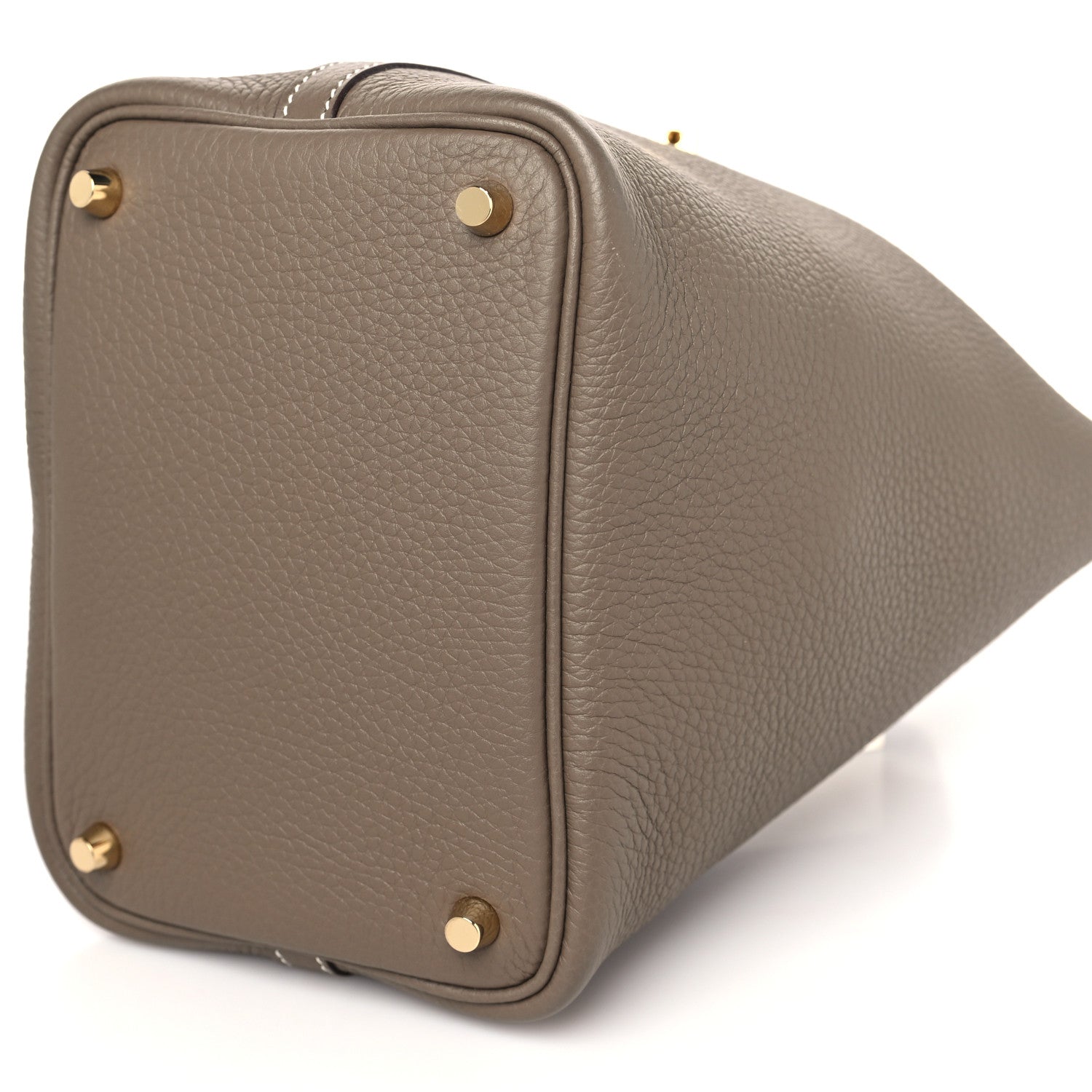 Hermes Taurillon Clemence Picotin Lock 18 PM Etoupe 9 of 12