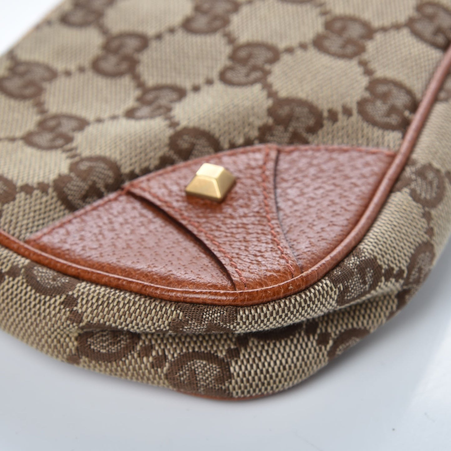 Monogram Horsebit Nail Chain Pochette Orange