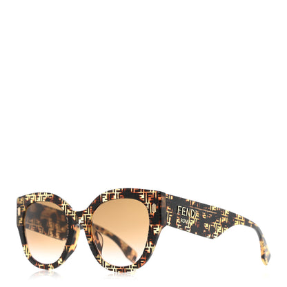 Fendi Acetate FF 53mm Sunglasses 0452/F/S Tortoise 1 of 7