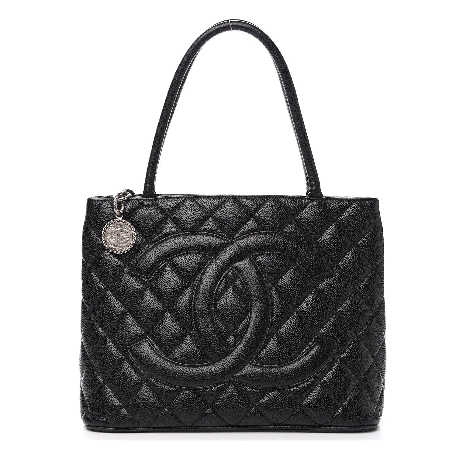 Chanel Caviar Quilted Medallion Tote Black 1 of 14