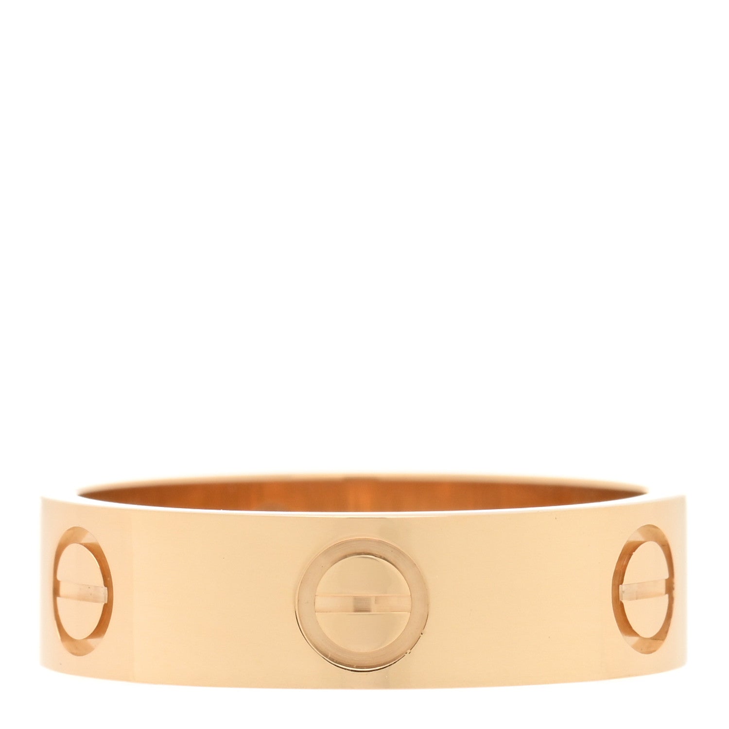 Cartier 18K Yellow Gold 5.5mm LOVE Ring 56 7.5 1 of 5