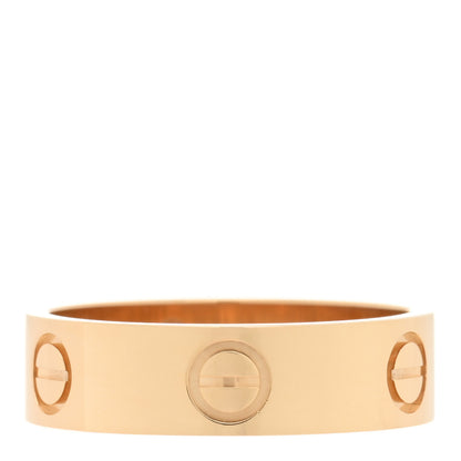 Cartier 18K Yellow Gold 5.5mm LOVE Ring 56 7.5 1 of 5