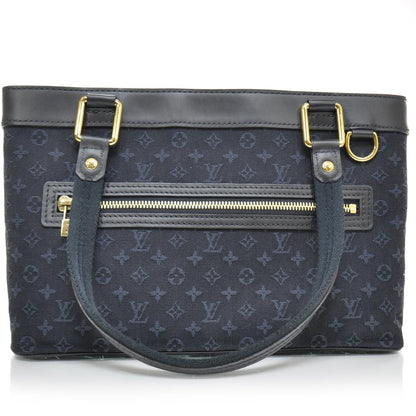 Louis Vuitton Mini Monogram Lucille PM Navy 3 of 9