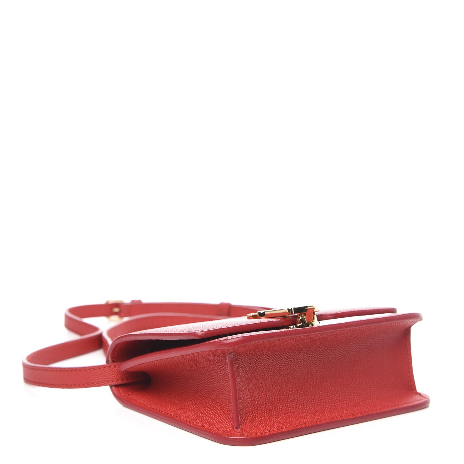 Burberry Grainy Calfskin Small TB Bag Bright Red 4 of 9