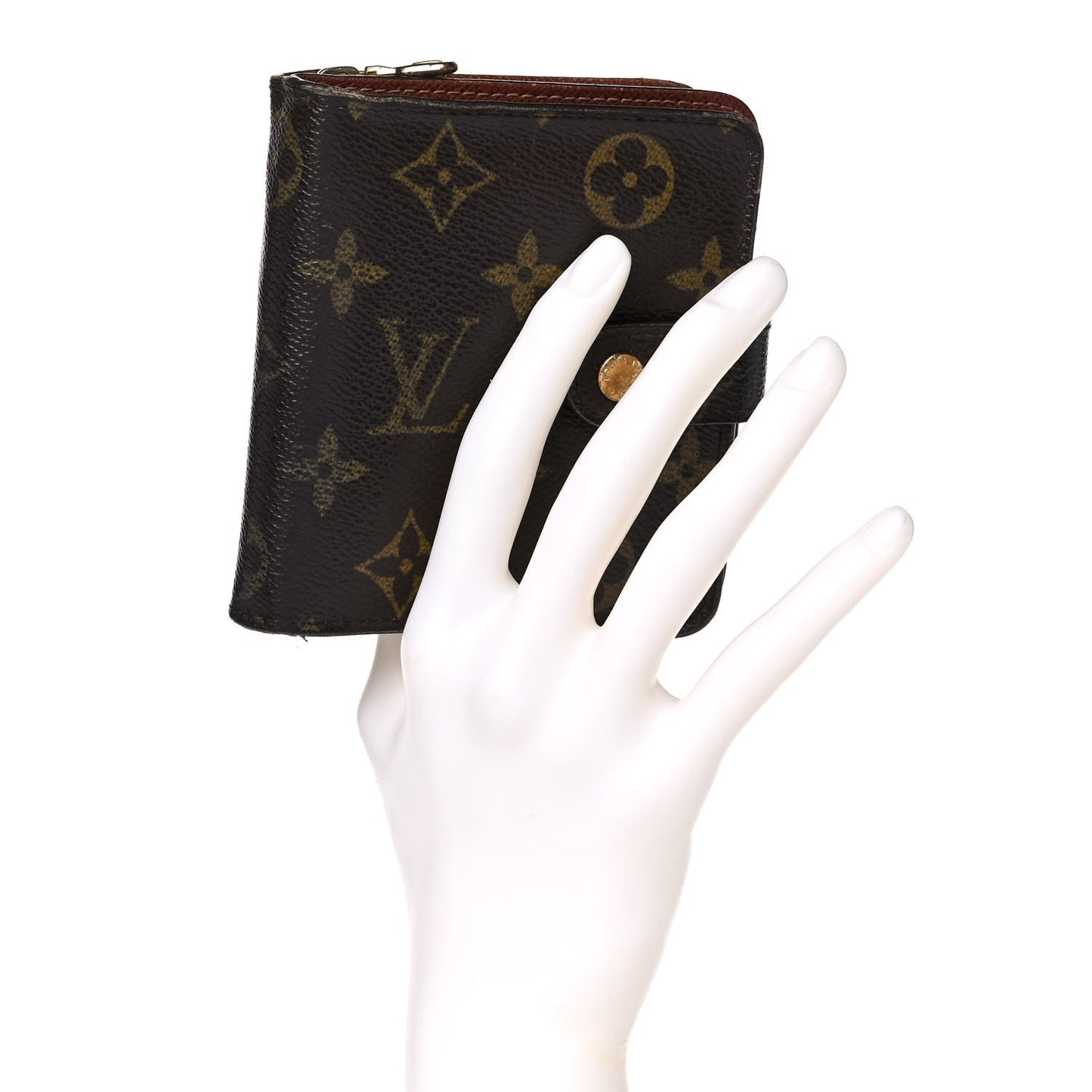 Monogram Compact Zippe Zipped Wallet