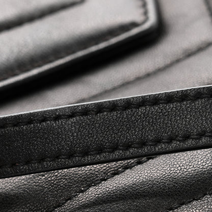 Saint Laurent Lambskin Quilted Double Flap Bag Black 13 of 13