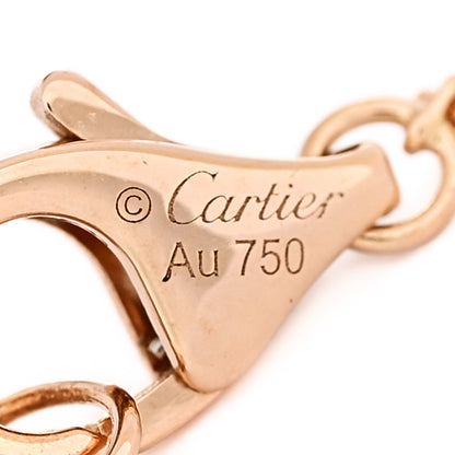 Cartier 18K Pink Gold Diamond Black Onyx Amulette de Cartier Bracelet 4 of 5