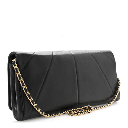 Chanel Lambskin Imperial Eagle Clutch With Chain Black 3 of 10
