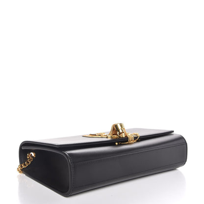 Saint Laurent Smooth Calfskin Medium Classic Monogram Kate Tassel Satchel Black 4 of 8