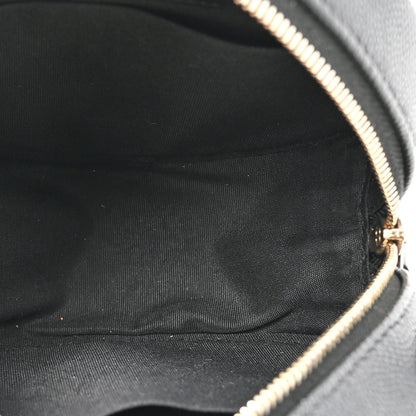 Chanel Caviar Quilted Round Filigree Crossbody Black 5 of 10