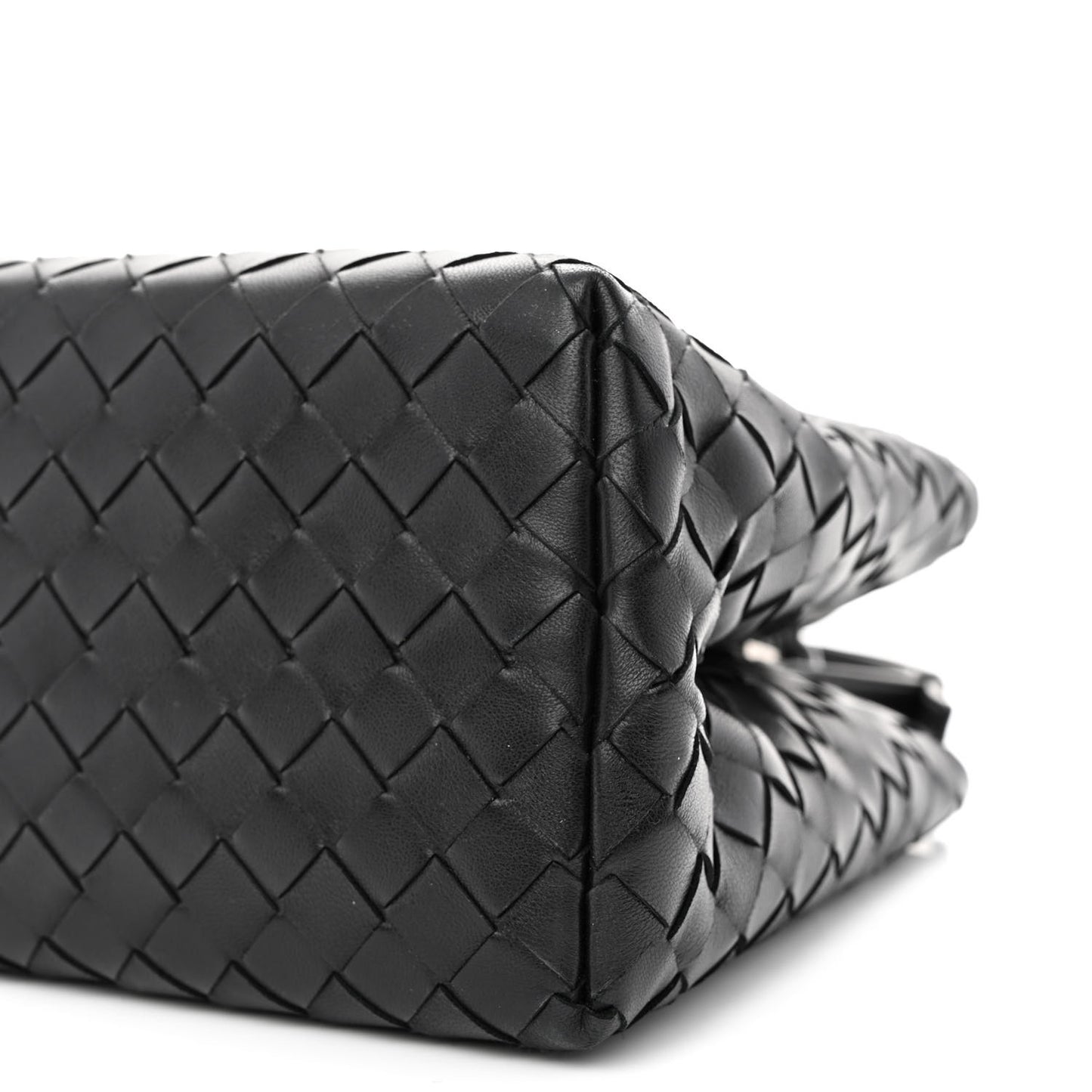 Nappa Intrecciato New Roma Tote Black