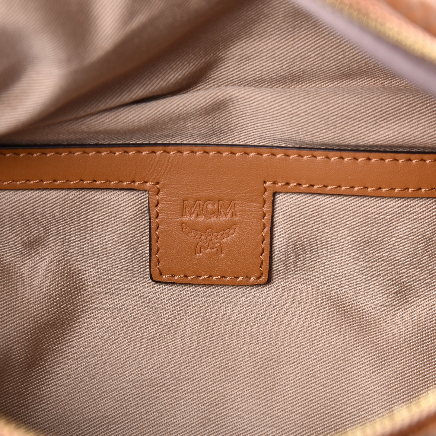 Visetos Small Fusten Belt Bag Cognac