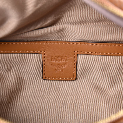 MCM Visetos Small Fusten Belt Bag Cognac 6 of 9