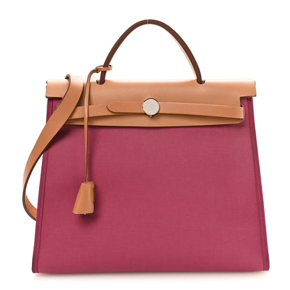 Hermes Vache Hunter Toile Herbag Zip 31 PM Tosca 1 of 11