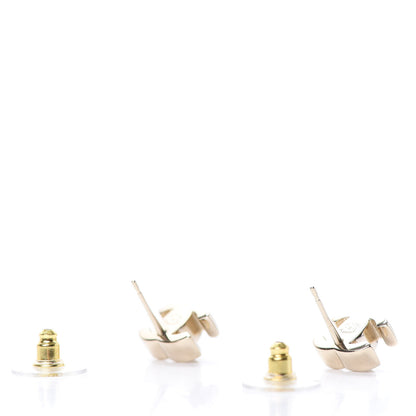 Chanel Metal CC Turnlock Earrings Gold 3 of 5