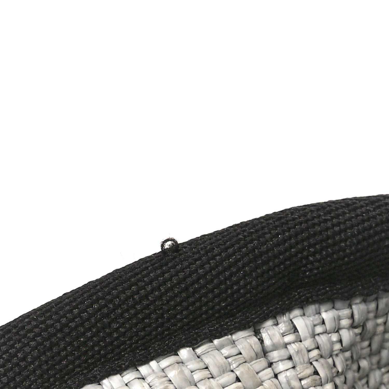 Chanel Woven Straw Raffia Small Deauville Tote Grey 10 of 10