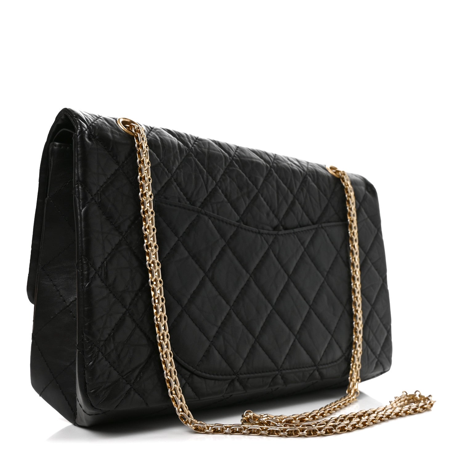 Chanel Aged Calfskin Quilted 2.55 Reissue 227 Flap Black 5 of 21
