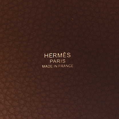 Hermes Taurillon Clemence Picotin Lock 18 PM Gold 6 of 11