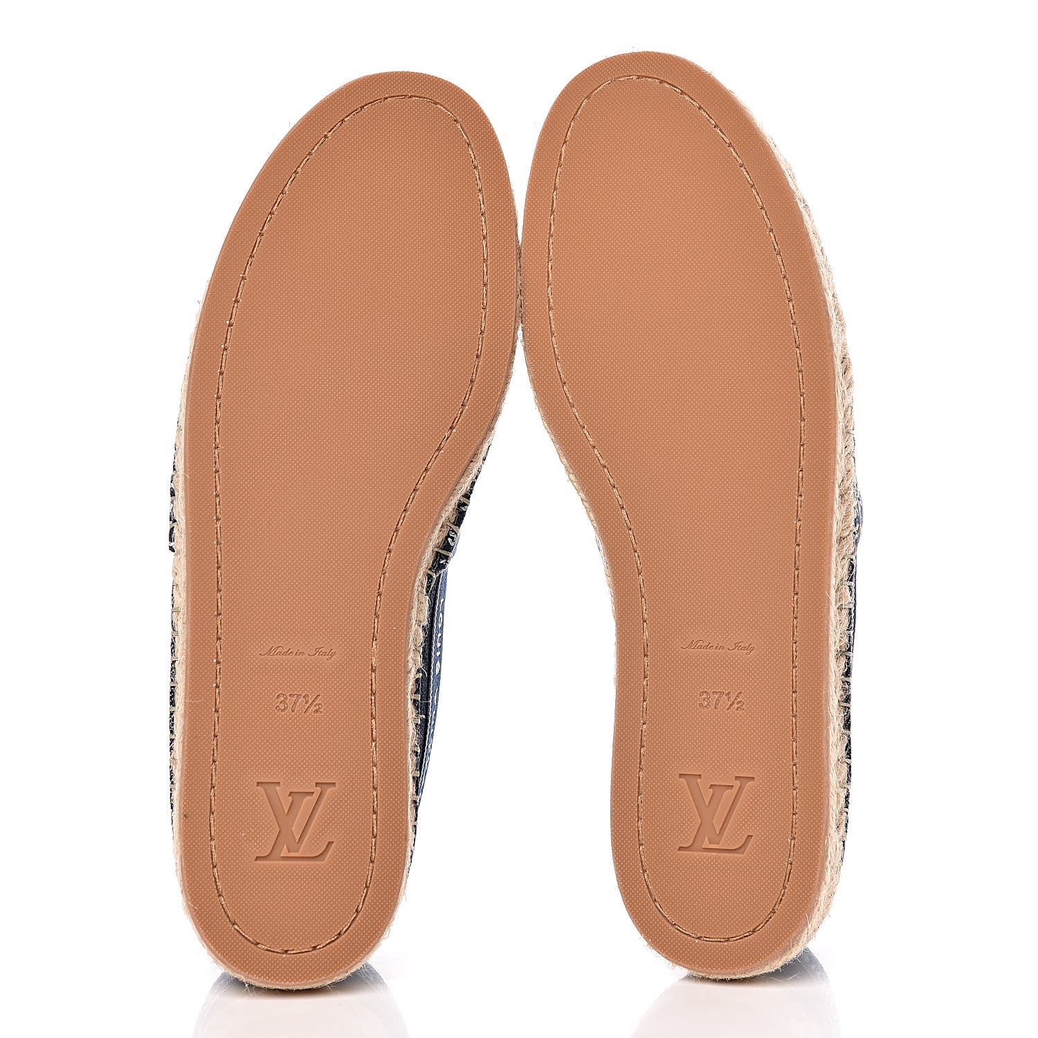 Louis Vuitton Denim Croisiere Espadrille 37.5 Marine 5 of 8