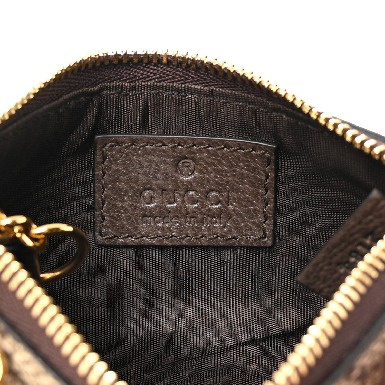 Gucci GG Supreme Monogram Key Case Brown 6 of 7