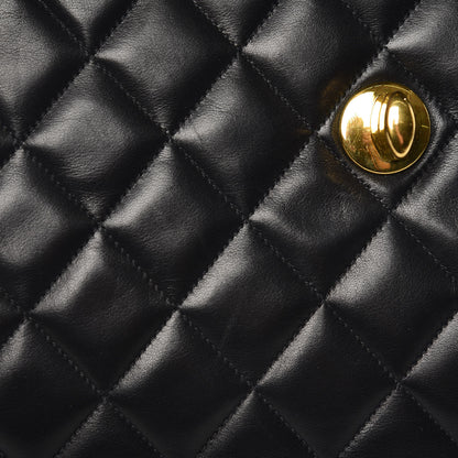 Chanel Lambskin Quilted XL Jumbo Single Flap Black 11 of 13