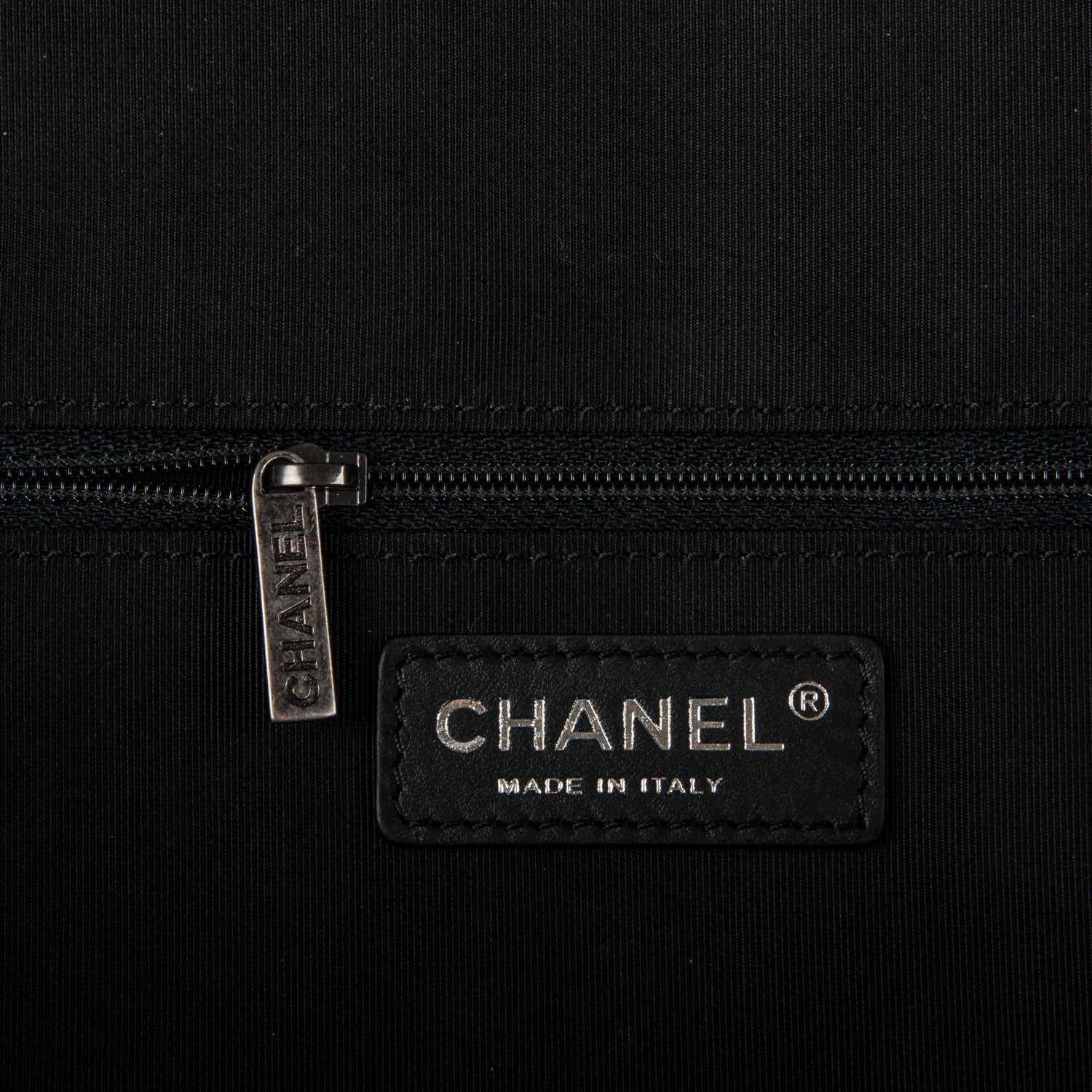 Chanel Calfskin Quilted Large Airlines Round Trip Bowling Bag Black 6 of 6