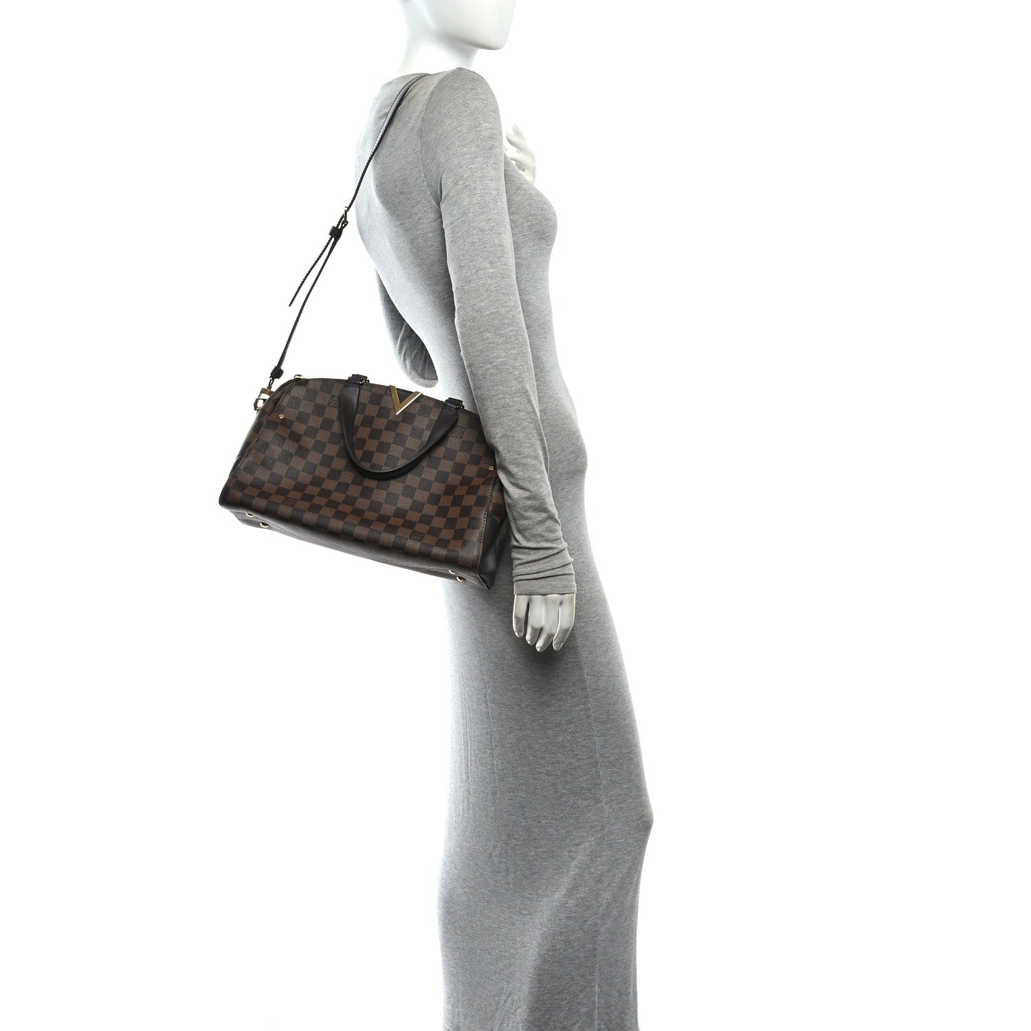 Louis Vuitton Damier Ebene Kensington Bowling Bag 2 of 9