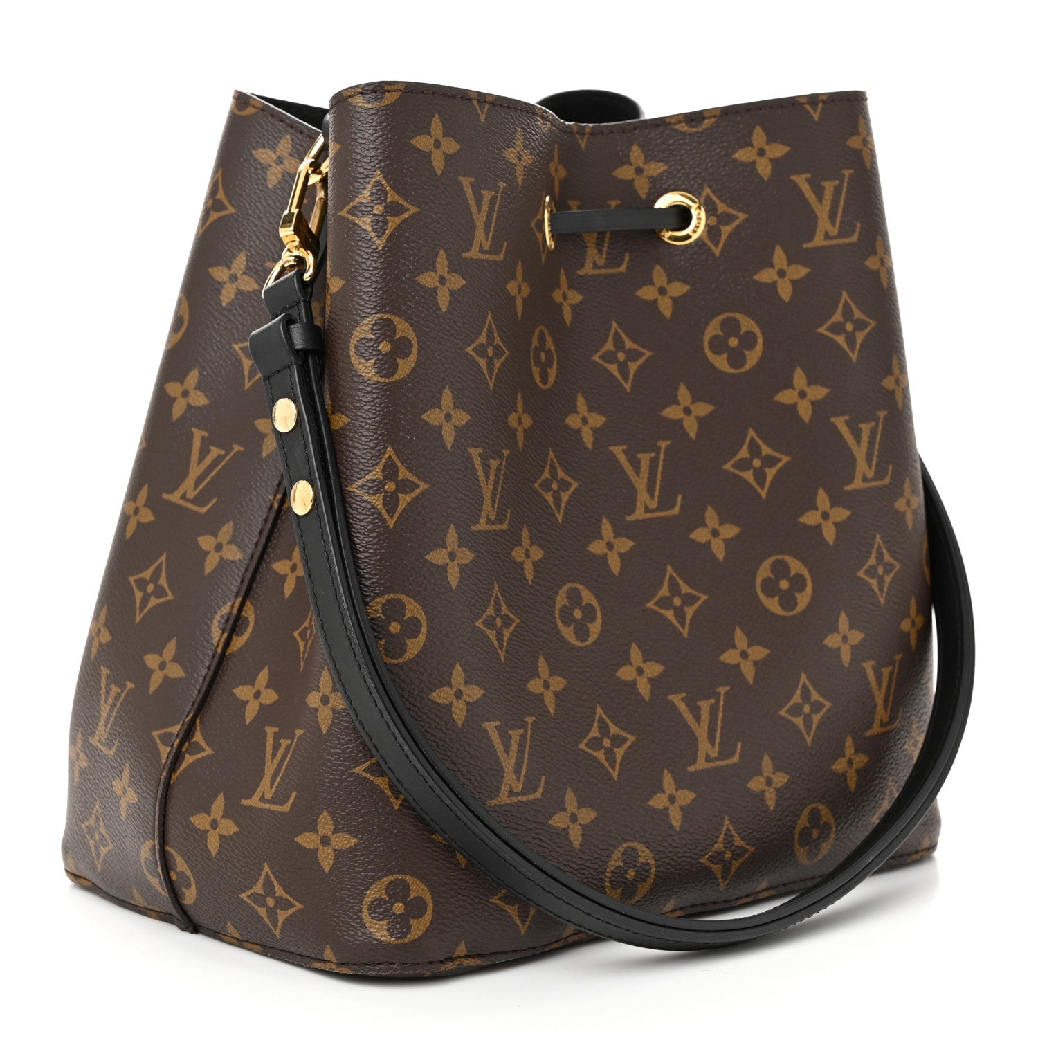 Louis Vuitton Monogram Neonoe MM Black 3 of 10