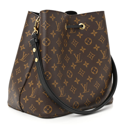 Louis Vuitton Monogram Neonoe MM Black 3 of 10