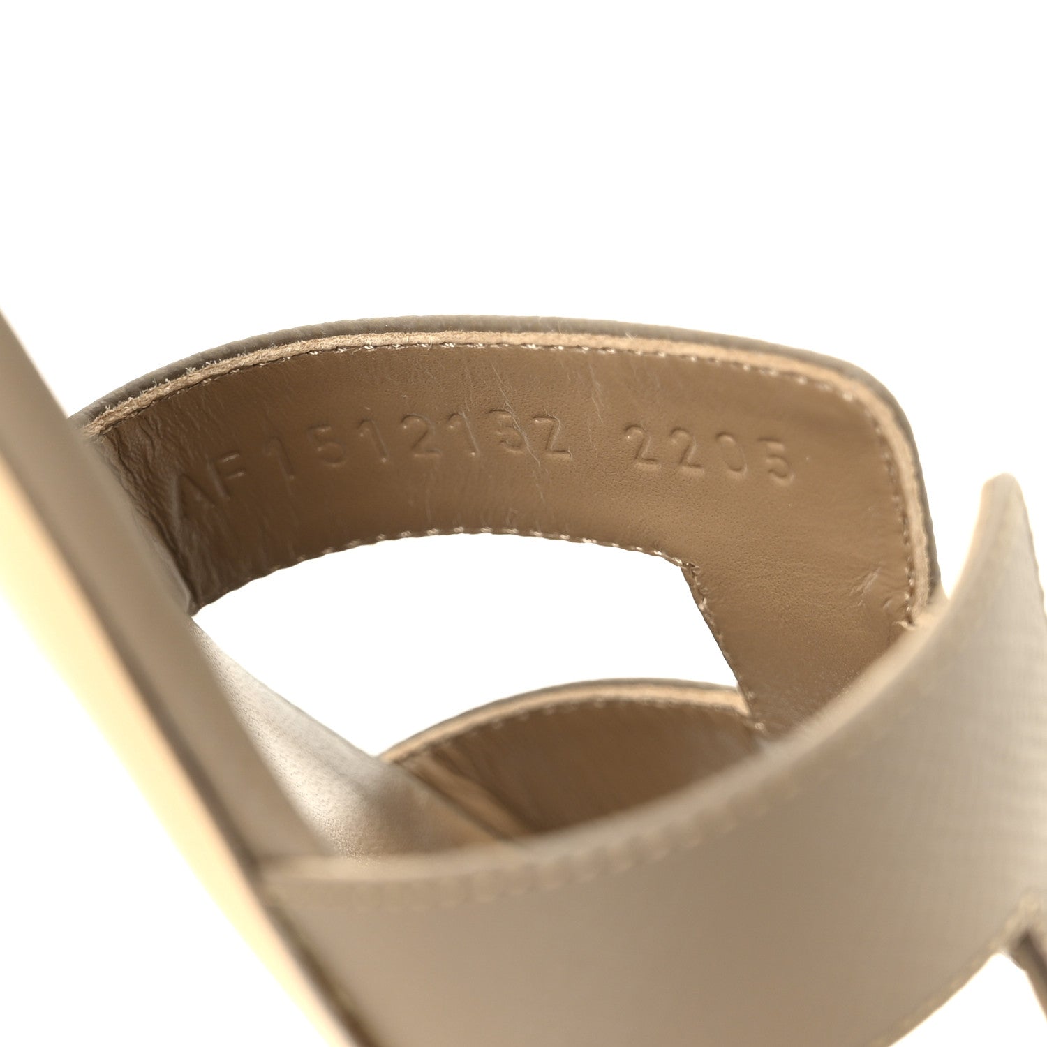 Hermes Epsom Oasis Sandals 38.5 Etoupe 9 of 10