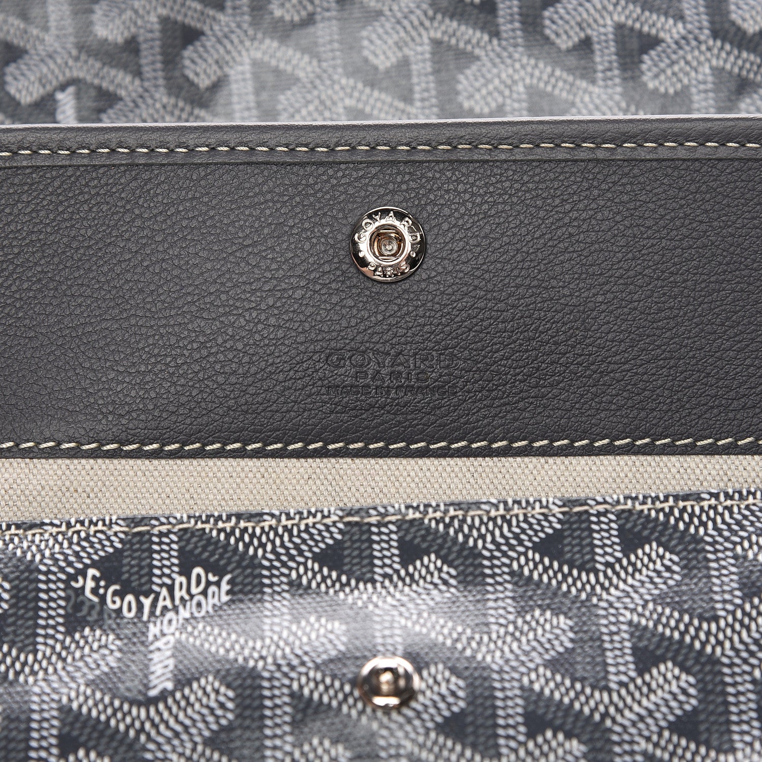 Goyard Goyardine Saint Louis PM Grey 11 of 13