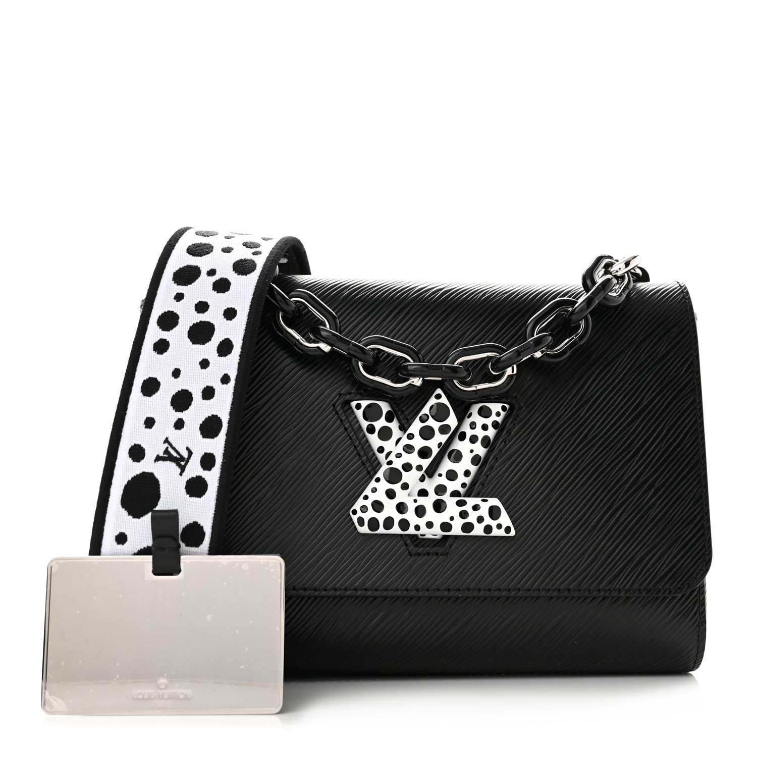 Louis Vuitton LV x YK Epi Infinity Dots Twist Shoulder Bag MM Black 1 of 10