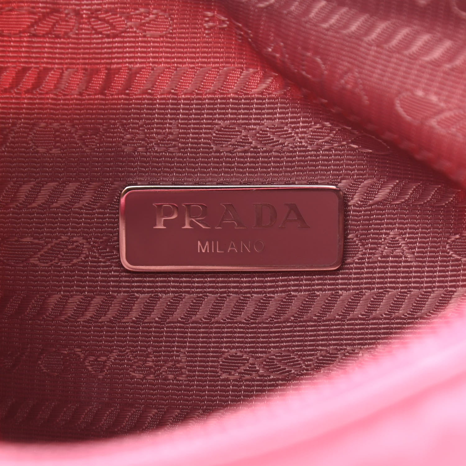 Prada Tessuto Nylon Mini Re-Edition 2000 Bag Begonia 6 of 10