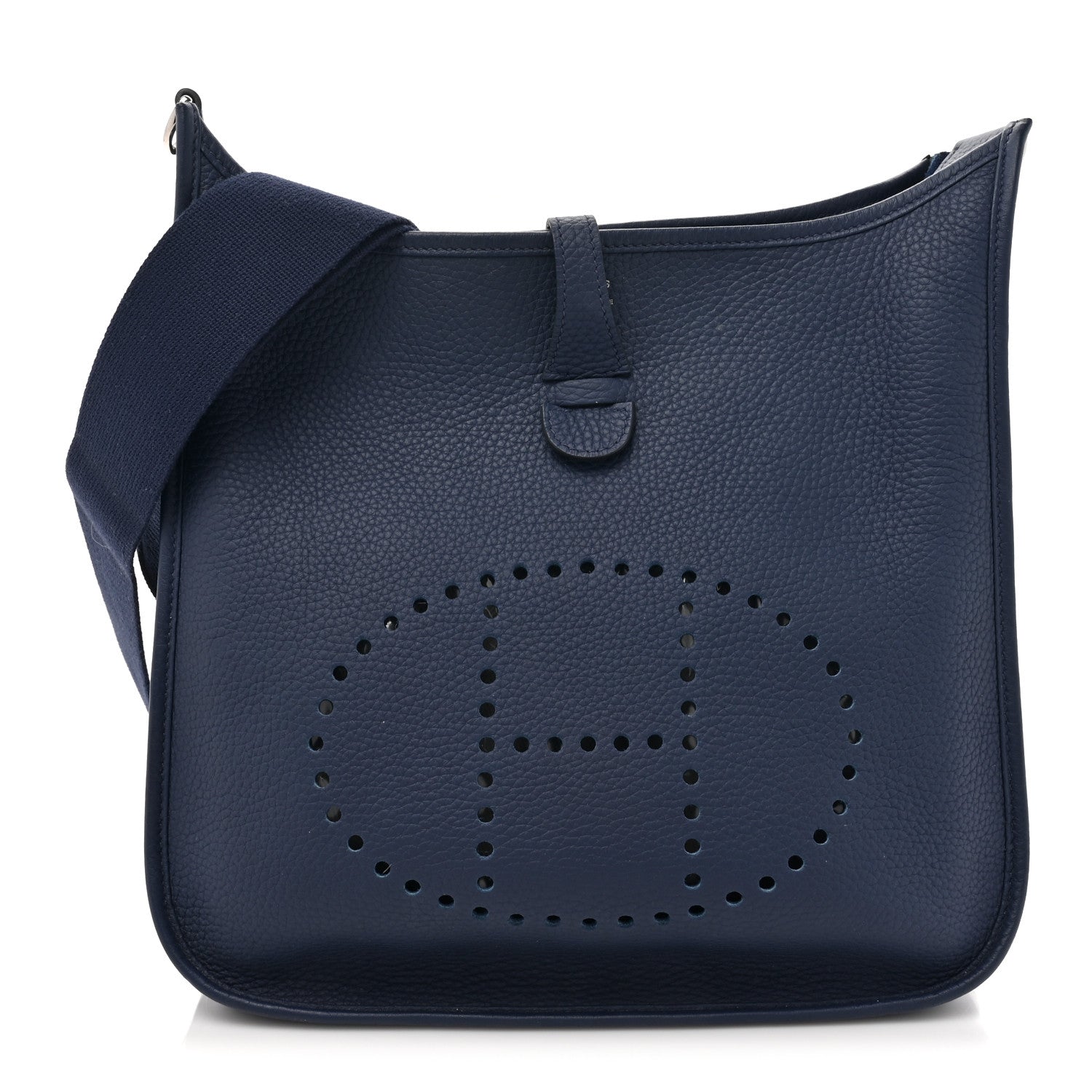 Hermes Taurillon Clemence EVELYNE III PM Deep Blue 1 of 11